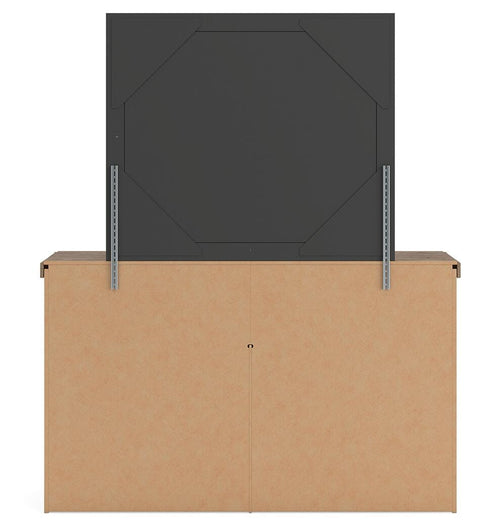 Oliandon Panel Storage Bed. Dresser, Mirror and Nightstand