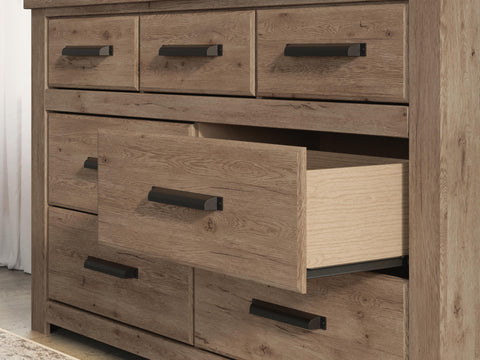 Oliandon Panel Storage Bed, Dresser and Chest