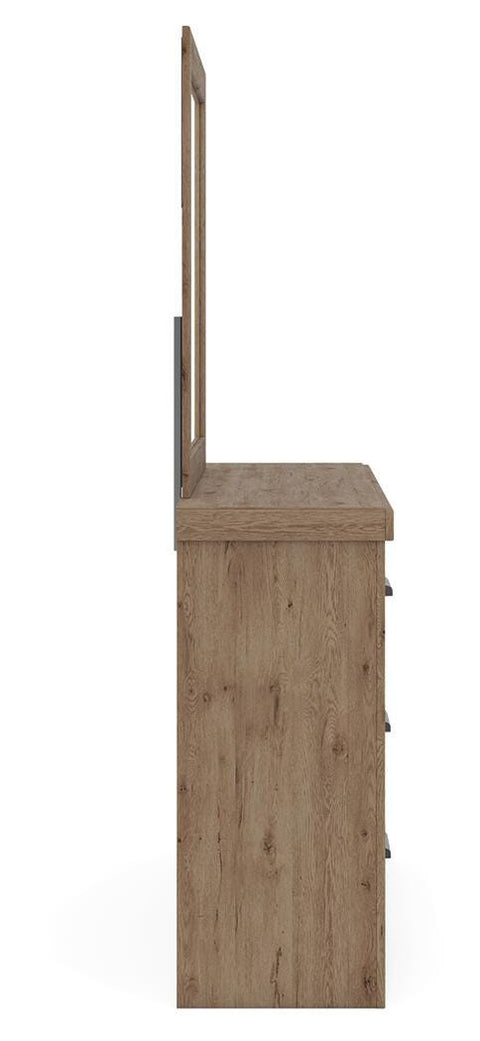 Oliandon Panel Bed, Dresser, Mirror and Chest