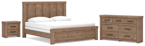 Oliandon Panel Bed, Dresser and Nightstand