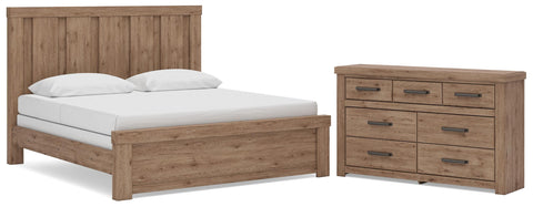 Oliandon Panel Bed and Dresser