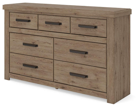 Oliandon Panel Storage Bed, Dresser and Nightstand