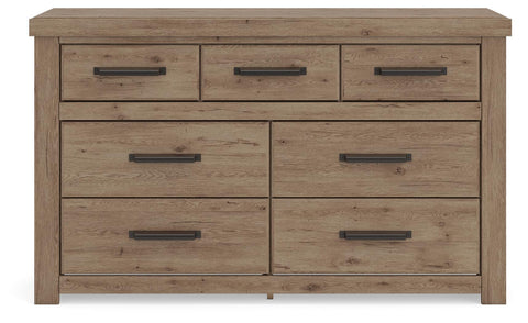 Oliandon Panel Bed, Dresser and Chest