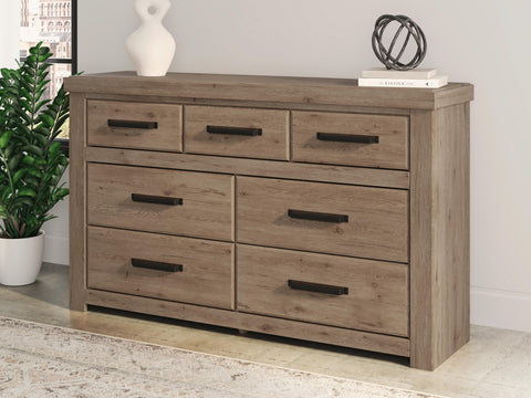 Oliandon Panel Bed and Dresser
