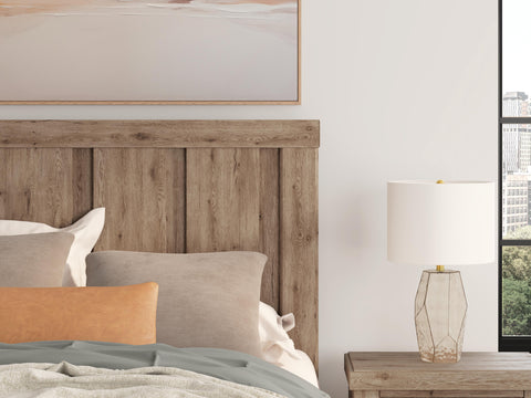 Oliandon Panel Bed, Dresser and Nightstand