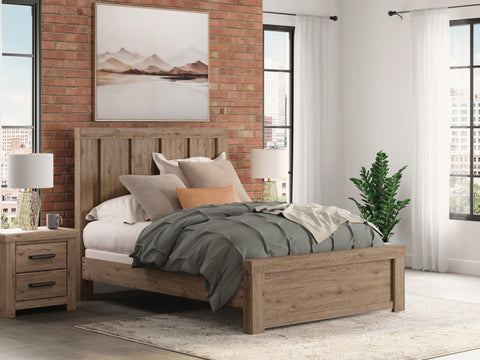 Oliandon Panel Bed, Dresser and Mirror