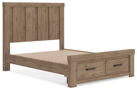 Oliandon Panel Storage Bed and Dresser