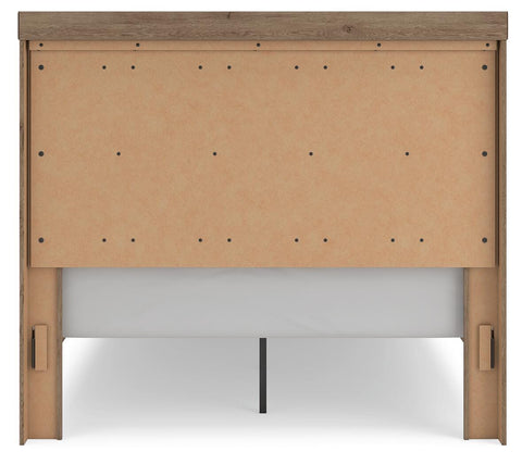 Oliandon Panel Storage Bed. Dresser, Mirror and Nightstand