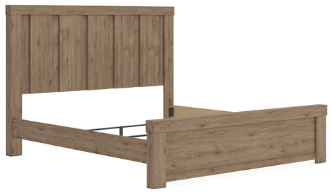 Oliandon Panel Bed, Dresser, Mirror, Chest and Nightstand