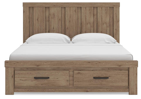 Oliandon Panel Storage Bed, Dresser and Nightstand