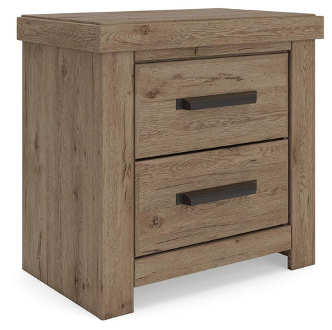 Oliandon Panel Storage Bed. Dresser, Mirror and Nightstand