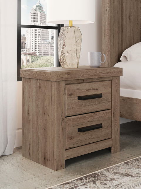 Oliandon Panel Bed, Chest and Nightstand