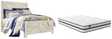 Queen Panel Bed with Mattress