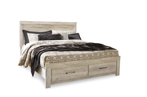 Bellaby Platform Bed with 2 Storage Drawers with Mirrored Dresser, Chest and Nightstand