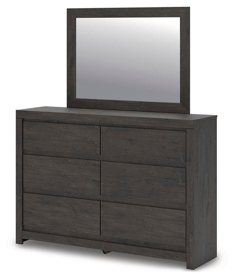 Fraluna Panel Storage Bed, Dresser, Mirror and Chest