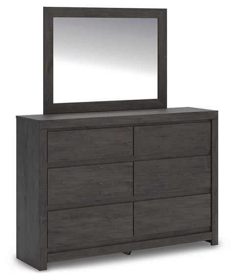 Fraluna Panel Storage Bed, Dresser, Mirror and Chest