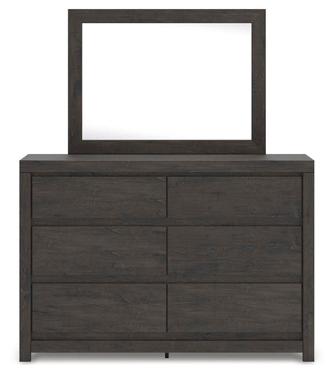 Fraluna Panel Bed, Dresser, Mirror, Chest and Nightstand