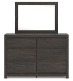 Fraluna Panel Bed, Dresser, Mirror, Chest and Nightstand