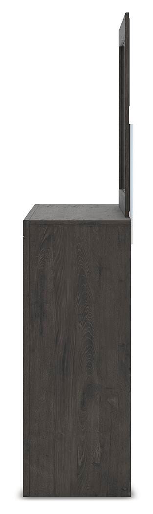 Fraluna Panel Bed, Dresser, Mirror, Chest and Nightstand
