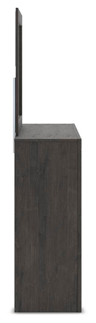 Fraluna Panel Bed, Dresser, Mirror, Chest and Nightstand