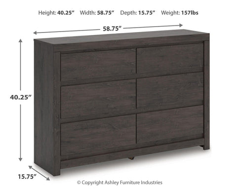 Fraluna Panel Storage Bed, Dresser and Nightstand