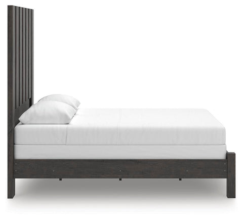 Fraluna Panel Bed, Dresser, Mirror, Chest and Nightstand