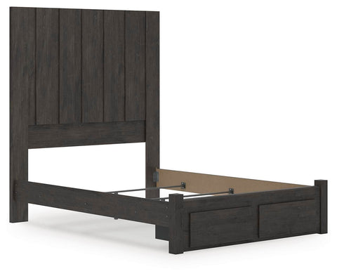 Fraluna Panel Storage Bed, Dresser, Mirror and Chest