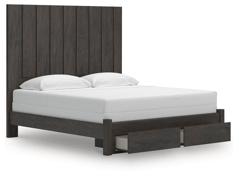 Fraluna Panel Storage Bed, Dresser and Nightstand