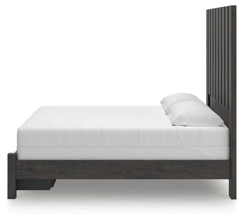 Fraluna Panel Storage Bed, Dresser, Mirror and Chest