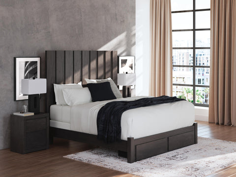 Fraluna Panel Storage Bed, Dresser and Nightstand