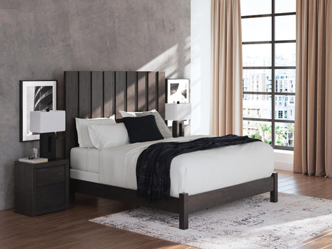 Fraluna Panel Bed, Dresser, Mirror, Chest and Nightstand