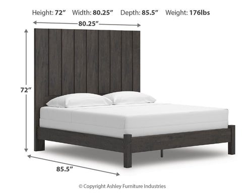 Fraluna Panel Bed