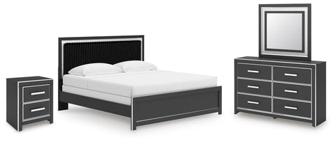 Zuraleus Panel Bed, Dresser, Mirror and Nightstand