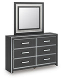Zuraleus Upholstered Bed, Dresser, Mirror and 2 Nightstands