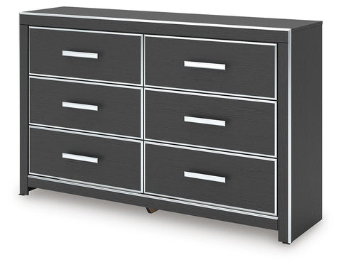 Zuraleus Upholstered Bed, Dresser and Nightstand
