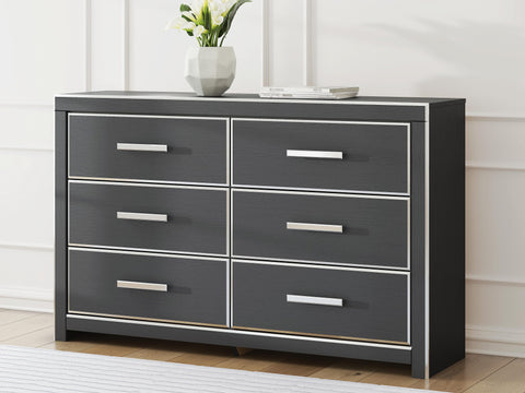 Zuraleus Upholstered Bed, Dresser and Nightstand