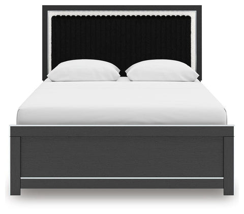 Zuraleus Upholstered Panel Platform Bed