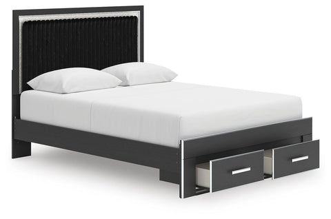 Zuraleus Upholstered Panel Platform Storage Bed