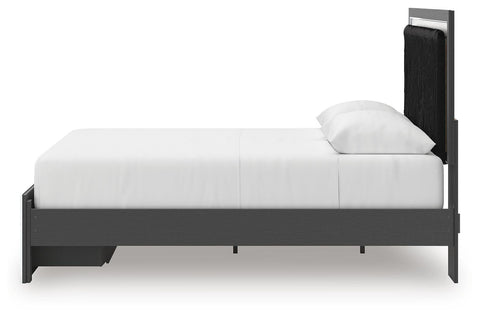 Zuraleus Upholstered Panel Platform Storage Bed