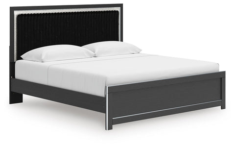 Zuraleus Upholstered Panel Platform Bed