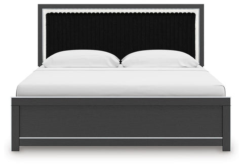 Zuraleus Upholstered Panel Platform Bed