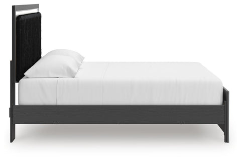 Zuraleus Upholstered Panel Platform Bed