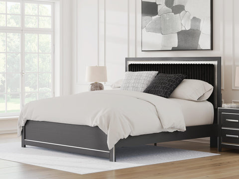 Zuraleus Upholstered Panel Platform Bed