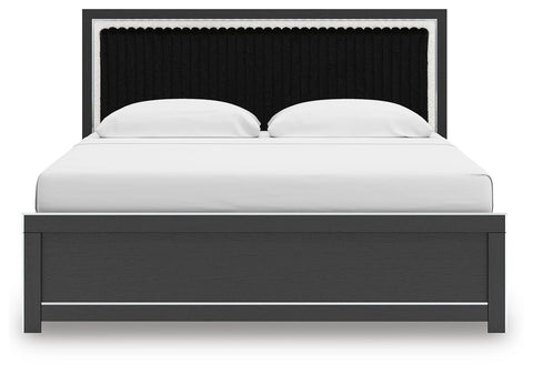 Zuraleus Upholstered Panel Bed