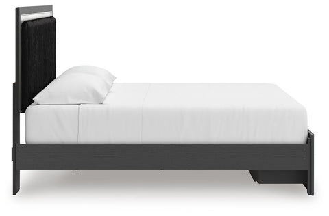 Zuraleus Upholstered Panel Platform Storage Bed