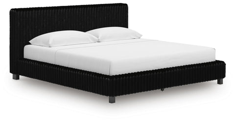 Zuraleus Upholstered Bed, 2 Chests and 2 Nightstands