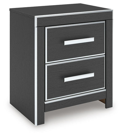 Zuraleus Upholstered Bed, Dresser and Nightstand