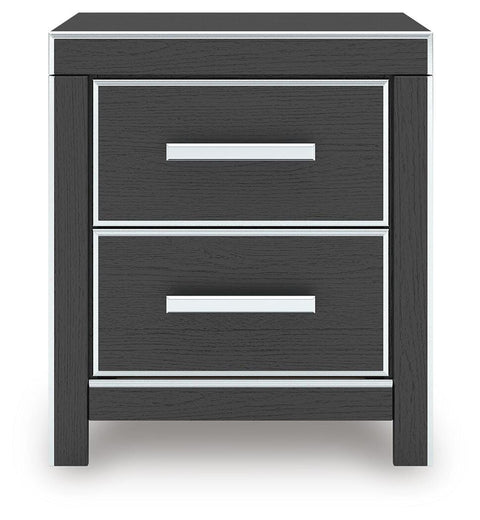 Zuraleus Upholstered Bed, Dresser, Mirror and Nightstand
