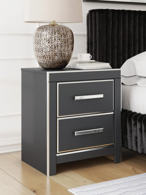 Zuraleus Upholstered Bed, Dresser and Nightstand