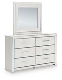 Zuraleus Upholstered Panel Platform Storage Bed, Dresser, Mirror and Nightstand